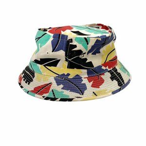 Vintage MOJA YR Bucket Hat- Tropical Bucket Hat- Colorful- Size M